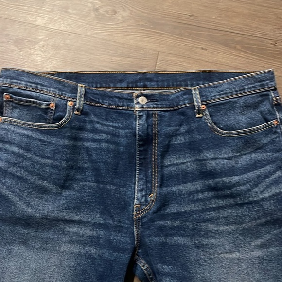 Levi’s 502 Big & Tall Denim Blue Jean Shorts W42 - Picture 3 of 7